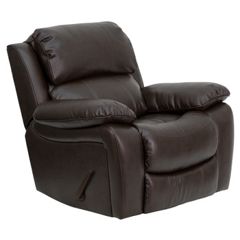 Flash Furniture Brown Leather Rocker Recliner Model MEN-DA3439-91-BRN-GG