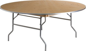 Flash Furniture 48'' Square Wood Folding Banquet Table Model XA-72-BIRCH-M-GG