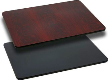 Flash Furniture 30'' x 48'' Rectangular Table Top with Natural or Walnut Reversible Laminate Top Model XU-MBT-3048-GG