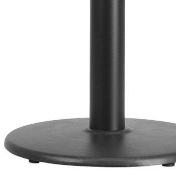 Flash Furniture 24'' Round Restaurant Table Base with 4'' Dia. Table Height Column Model XU-TR18-GG 2