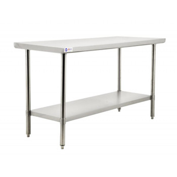 Omcan (Fma) 24" x 30" Stainless Steel Work Table w/ 20 Gauge 430 Stainless NSF, Model 19136