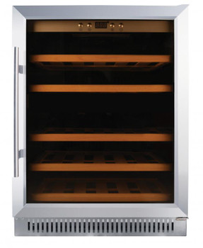 Omcan 23" Single Zone Wine Cooler With 51 Bottle Capacity And Stainless Steel Door, Model# 45261