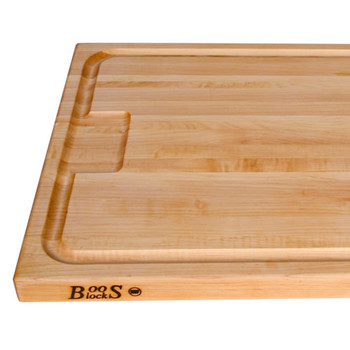 John Boos 24"x18"x1.5" Maple AUJUS Cutting Board w/ Juice Groove (USA Made), Model# AUJUS