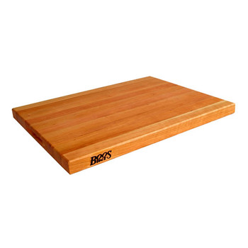 John Boos 18"x12" Cherry R-Board Cutting Board 1-1/2" Thick Reversible (USA Made), Model# CHY-R01