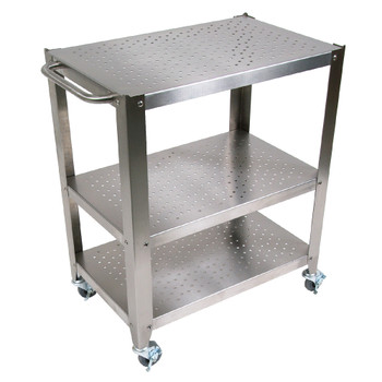 John Boos 30"x20" Maple Cucina Culinarte Kitchen Cart w/ Removable Top (USA Made), Model# CU-CULART30