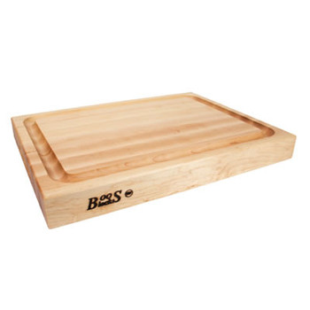 John Boos 20"x15" Deluxe Barbeque Cutting Board w/ Juice Groove (USA Made), Model# RA02-GRV