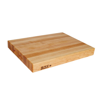 John Boos 24"x18"x2-1/4" Maple Cutting Board Reversible NSF (USA Made), Model# RA03