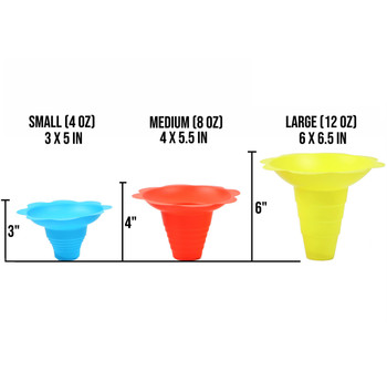 Paragon Multicolor Snow Cone Flower Drip Tray (4 Oz) 100 Pack, Model# 6502