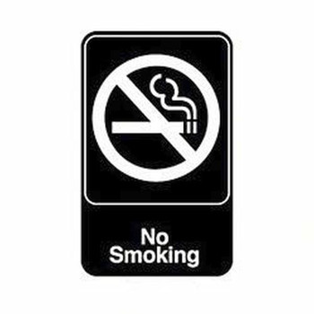 Royal Industries Sign 6X9 "No Smoking", Model# ROY 695613