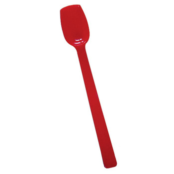 Thunder Group 10 Buffet Spoon Solid Polycarbonate 34 Oz Red, Model# PLBS010RD