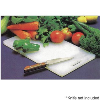 Sausage Maker White Thermoplastic Cutting Board (24" x 18" x 1/2"), Model# 14-1316