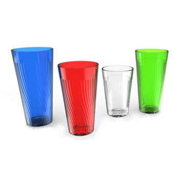 Thunder Group 14 Oz Belize Tumblerpolycarbonateclear, Model# PLPCTB314CL