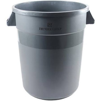 Thunder Group Trash Can44 GallonPlasticsGrey, Model# PLTC044G