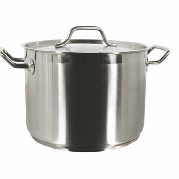 Thunder Group 24 Qt 18/8 Stainless Stock Pot W/ Lid, Model# SLSPS024