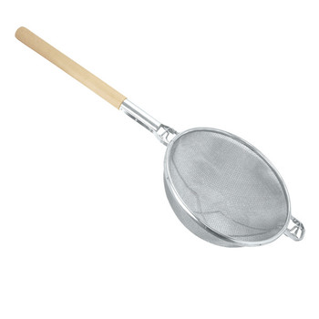 Thunder Group 13 34 Reinforced Wooden Hdl Strainer Dbl, Model# SLSTN3314R