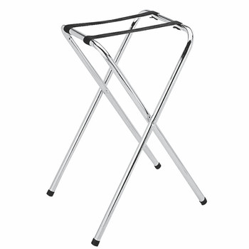 Thunder Group Folding Type Chrome Plated Tray Stand, Model# SLTS001