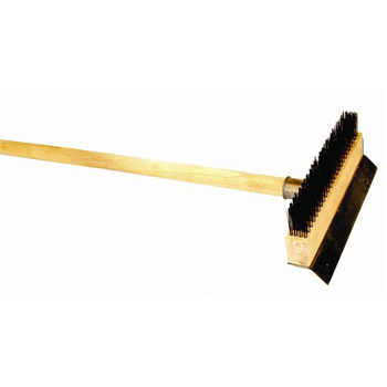 Thunder Group 37" Long Wood Handle Pizza Oven Brush, Model# WDPB037