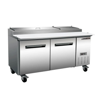 Maxx Cold X-Series 22 Cu Ft Refrigerated Pizza Prep Table Two Door, Model# MXCPP70HC