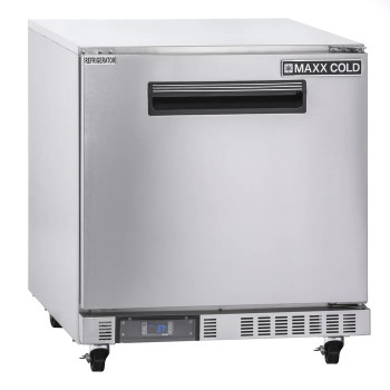 Maxx Cold X-Series 6.5 Cu Ft Compact Undercounter Refrigerator, Model# MXCR27U-FBHC