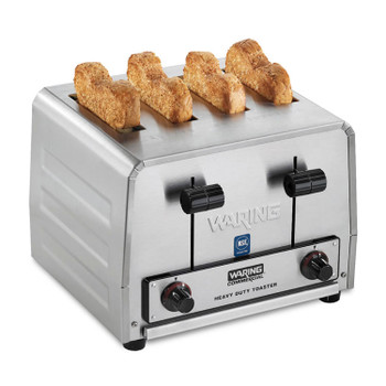 Waring Commercial Heavy-Duty 4 Slot Toaster -120V, 1800W, Model# WCT800RC