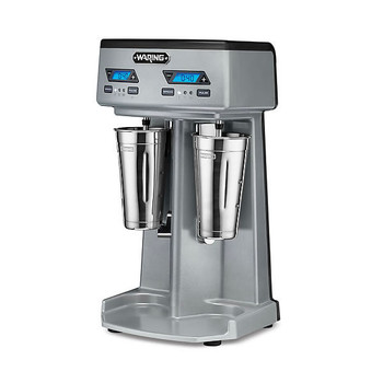 Waring Commercial Heavy-Duty Double Spindle Drink Mixer w/ Timer, Model# WDM240TX