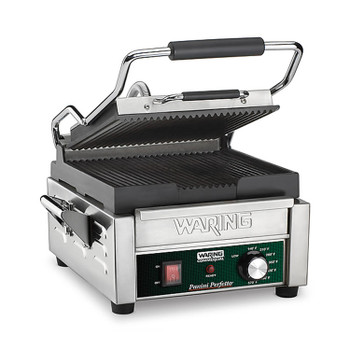 Waring Commercial Panini Perfecto Compact Italian Style Panini Grill - 208V, Model# WPG150B