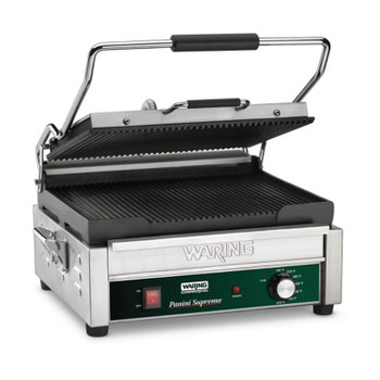 Waring Commercial Panini Supremo Large Italian Style Panini Grill - 120V, Model# WPG250