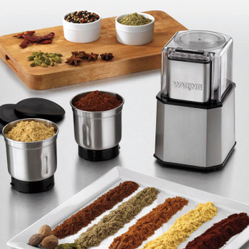 Waring 3-Cup Electric Wet / Dry Spice Grinder - 6 1/2L x 7 1/2W