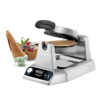 Waring Commercial Single Waffle Cone Maker - 120V, 1200W, Model# WWCM180