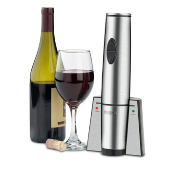 Waring Commercial Portable Electric Wine Bottle Opener w/ Charging Station, Model# WWO120