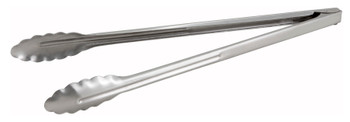 Winco 16" Stainless Utility Tong Heavyweight 0.9mm, Model# UT-16