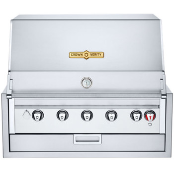 Crown Verity 36" Infinite Series Built In Grill w/ Cover LP, Model# IBI36LP