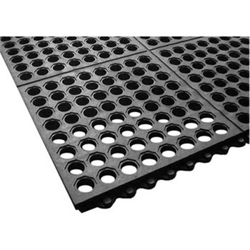 Adcraft 3' x 5' Black Anti-Fatigue Floor Mat - 7/8" Thick, Model# MAT-3534BK