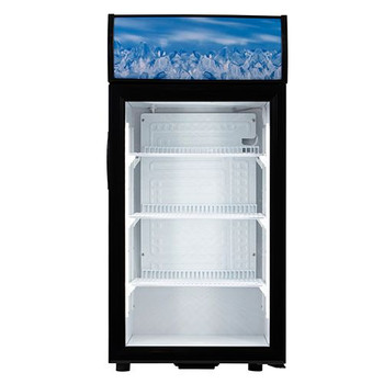 Adcraft Countertop Display Refrigerator 2.7 Cu. Ft., Model# CDRF-1D/2.7