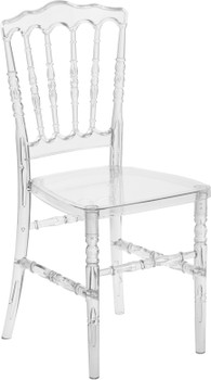 Flash Furniture Flash Elegance Clear Napoleon Stack Chair, Model# BH-H002-CRYSTAL-GG