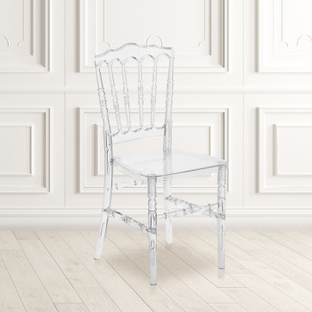 Flash Furniture Flash Elegance Clear Napoleon Stack Chair, Model# BH-H002-CRYSTAL-GG 2