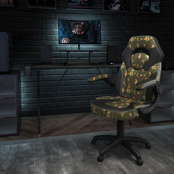 Flash Furniture Black Gaming Desk & Chair Set, Model# BLN-X10RSG1031-CAM-GG 2