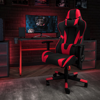 Flash Furniture Red Gaming Desk and Chair Set, Model# BLN-X20RSG1030-RD-GG 2