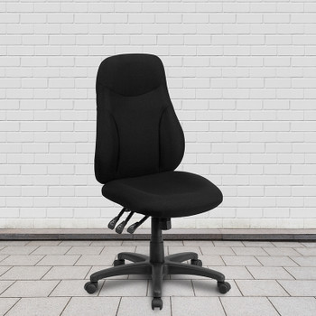 Flash Furniture Black High Back Task Chair, Model# BT-90297H-GG 2