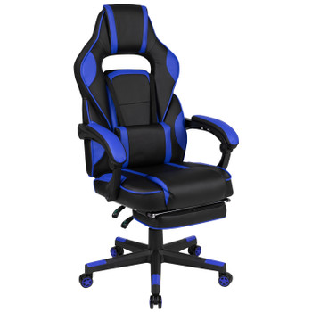 Flash Furniture X40 Blue Reclining Gaming Chair, Model# CH-00288-BL-GG