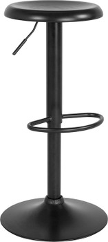 Flash Furniture Madrid Series Black Retro Barstool, Model# CH-181220-BK-GG