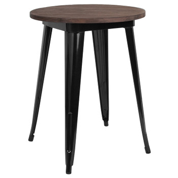 Flash Furniture 24RD Black Metal Table, Model# CH-51080-29M1-BK-GG