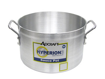 Adcraft Sauce Pot Alum 26 Qt, Model# H3-SA26