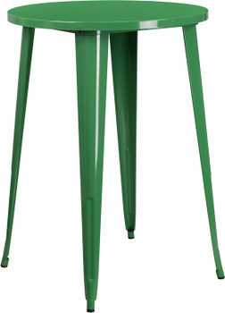 Flash Furniture 30RD Green Metal Bar Table, Model# CH-51090-40-GN-GG