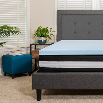 Flash Furniture Capri Comfortable Sleep 10" Mattress and Topper Bundle, Model# CL-E230P10-3M35-Q-GG 2