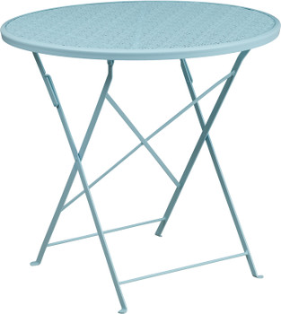 Flash Furniture 30RD Sky Folding Patio Table, Model# CO-4-SKY-GG