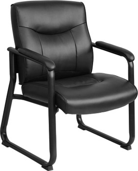 Flash Furniture HERCULES Series Black Leather Side Chair, Model# GO-2136-GG