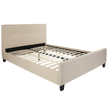 Flash Furniture Tribeca Queen Platform Bed-Beige, Model# HG-19-GG