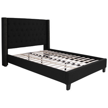 Flash Furniture Riverdale Full Platform Bed-Black, Model# HG-38-GG