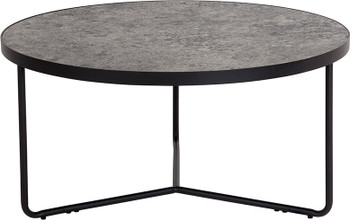 Flash Furniture Providence Collection Faux Concrete Coffee Table, Model# HG-CT315-800X400-GG